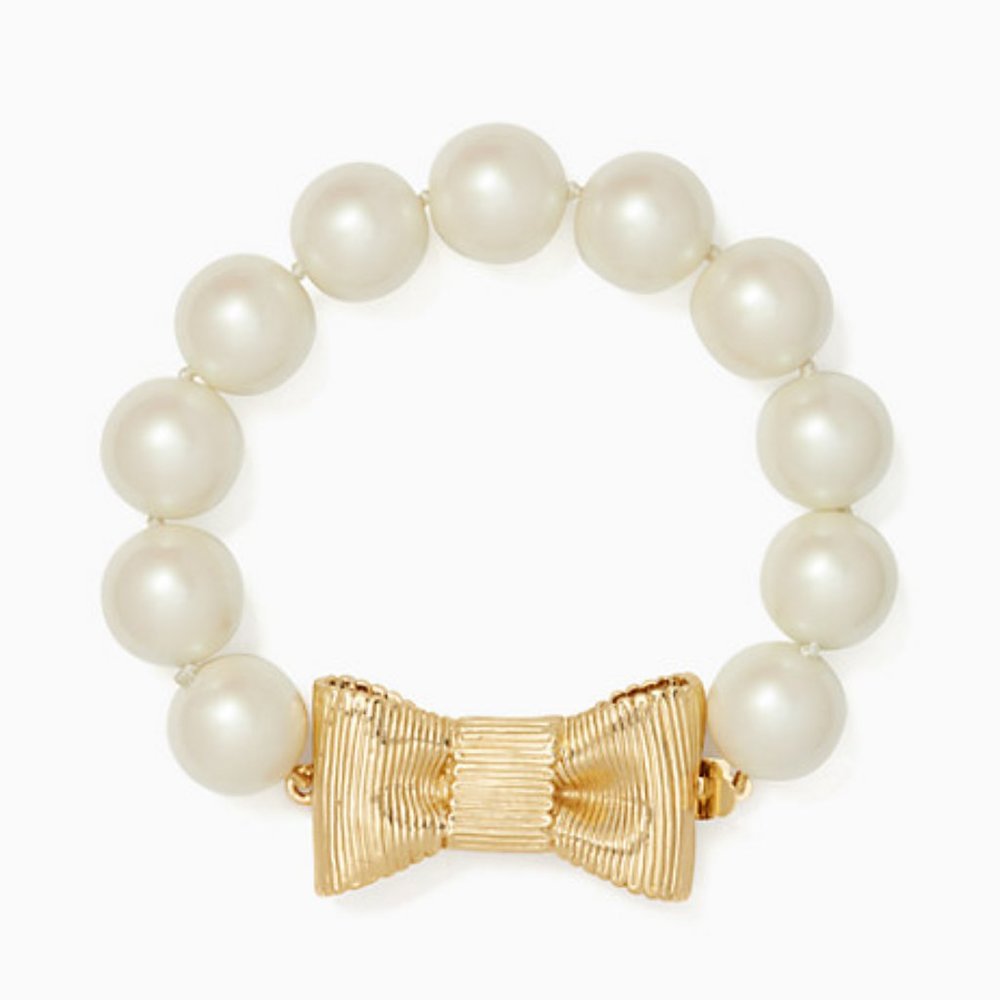 Kate Spade all wrapped up in pearls bracelet